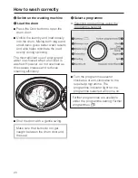 Preview for 20 page of Miele W 5872 Edition 111 Operating Instructions Manual