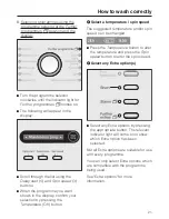 Preview for 21 page of Miele W 5872 Edition 111 Operating Instructions Manual