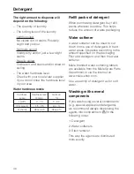 Preview for 40 page of Miele W 5872 Edition 111 Operating Instructions Manual