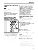 Preview for 41 page of Miele W 5872 Edition 111 Operating Instructions Manual