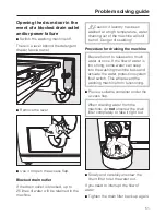 Preview for 51 page of Miele W 5872 Edition 111 Operating Instructions Manual