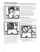 Preview for 52 page of Miele W 5872 Edition 111 Operating Instructions Manual