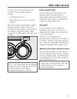 Preview for 53 page of Miele W 5872 Edition 111 Operating Instructions Manual