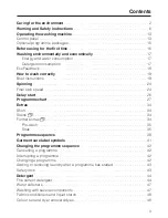 Preview for 3 page of Miele W 5873 WPS Operating Instructions Manual