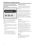 Preview for 14 page of Miele W 5873 WPS Operating Instructions Manual