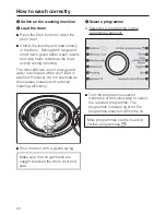 Preview for 20 page of Miele W 5873 WPS Operating Instructions Manual