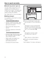 Preview for 22 page of Miele W 5873 WPS Operating Instructions Manual