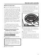 Preview for 23 page of Miele W 5873 WPS Operating Instructions Manual