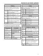 Preview for 41 page of Miele W 5873 WPS Operating Instructions Manual