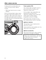 Preview for 60 page of Miele W 5873 WPS Operating Instructions Manual