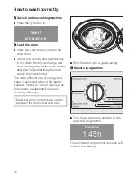 Preview for 16 page of Miele W 5902 Premium Plus Operating Instructions Manual