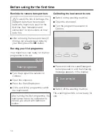 Preview for 14 page of Miele W 5922 Operating Instructions Manual