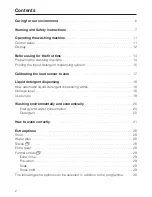 Preview for 2 page of Miele W 5928 WPS EcoComfort Operating Instructions Manual