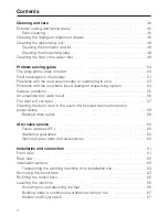 Preview for 4 page of Miele W 5928 WPS EcoComfort Operating Instructions Manual