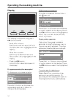 Preview for 12 page of Miele W 5928 WPS EcoComfort Operating Instructions Manual