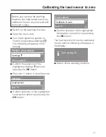 Preview for 17 page of Miele W 5928 WPS EcoComfort Operating Instructions Manual