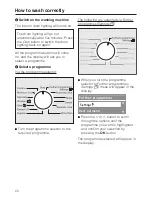 Preview for 22 page of Miele W 5928 WPS EcoComfort Operating Instructions Manual