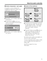 Preview for 23 page of Miele W 5928 WPS EcoComfort Operating Instructions Manual