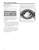 Preview for 24 page of Miele W 5928 WPS EcoComfort Operating Instructions Manual