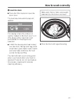 Preview for 23 page of Miele W 5964 WPS Operating Instructions Manual