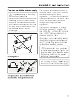 Preview for 67 page of Miele W 5964 WPS Operating Instructions Manual