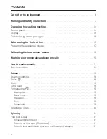 Preview for 2 page of Miele W 5965 WPS Operating Instructions Manual