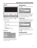 Preview for 15 page of Miele W 5965 WPS Operating Instructions Manual