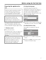 Preview for 17 page of Miele W 5965 WPS Operating Instructions Manual