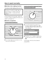 Preview for 22 page of Miele W 5965 WPS Operating Instructions Manual