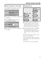 Preview for 23 page of Miele W 5965 WPS Operating Instructions Manual