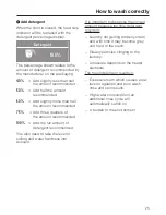 Preview for 25 page of Miele W 5965 WPS Operating Instructions Manual