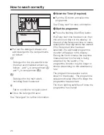 Preview for 26 page of Miele W 5965 WPS Operating Instructions Manual