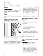 Preview for 46 page of Miele W 5965 WPS Operating Instructions Manual