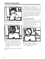 Preview for 58 page of Miele W 5965 WPS Operating Instructions Manual