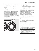 Preview for 59 page of Miele W 5965 WPS Operating Instructions Manual