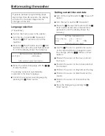 Preview for 14 page of Miele W 6071 Operating And Installation Instructions