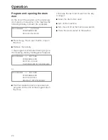 Preview for 20 page of Miele W 6071 Operating And Installation Instructions