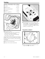 Предварительный просмотр 12 страницы Miele W 6073 Operating Instructions Manual