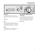 Предварительный просмотр 17 страницы Miele W 820 Operating Instructions Manual