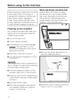 Предварительный просмотр 12 страницы Miele W 827 Operating Instructions Manual