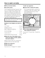 Предварительный просмотр 14 страницы Miele W 827 Operating Instructions Manual