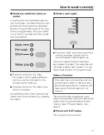 Preview for 15 page of Miele W 863 Operating Instructions Manual