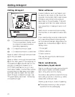 Preview for 20 page of Miele W 863 Operating Instructions Manual