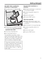 Preview for 21 page of Miele W 863 Operating Instructions Manual