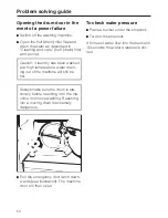 Preview for 50 page of Miele W 863 Operating Instructions Manual