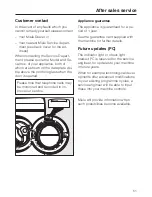 Preview for 51 page of Miele W 863 Operating Instructions Manual