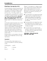 Preview for 58 page of Miele W 863 Operating Instructions Manual