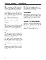 Preview for 10 page of Miele W 864 Operating Manual