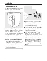 Preview for 54 page of Miele W 864 Operating Manual