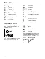 Preview for 22 page of Miele W 902 Operating Instructions Manual